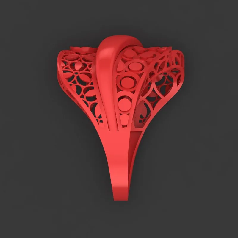 Cut Khor Aineh Fyvzhn Ring R-T-16 3D Model — image 4