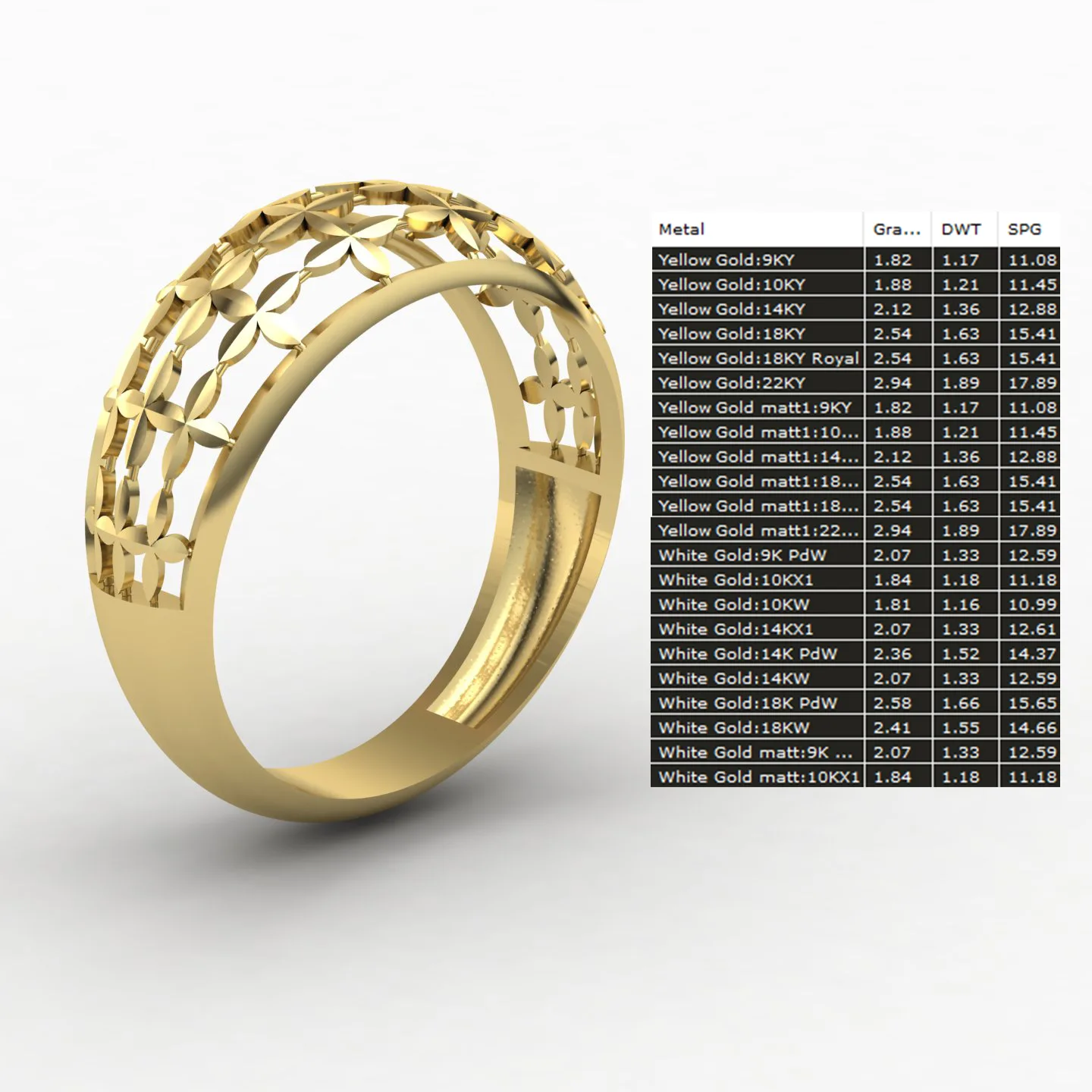 Fyvzhn Ring Code 02 3D Model — image 2