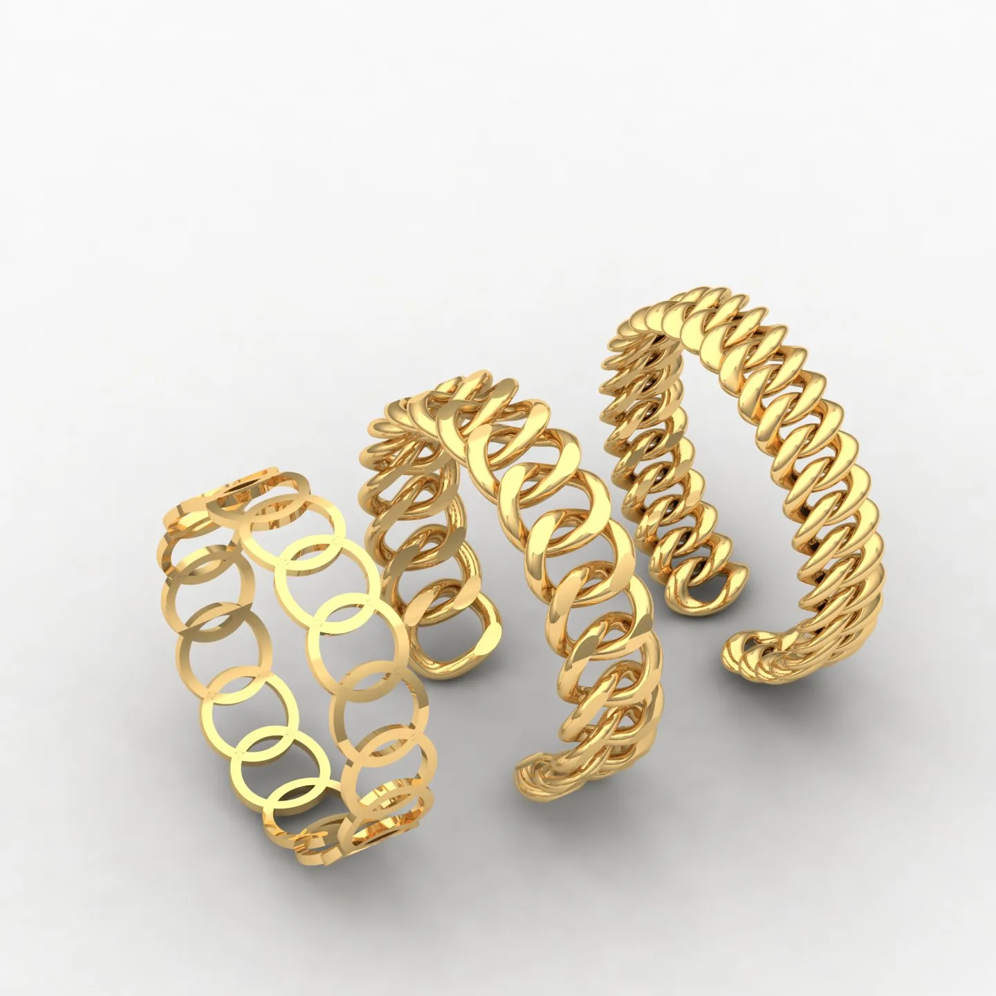 Ring Chain Code 01 3D Model