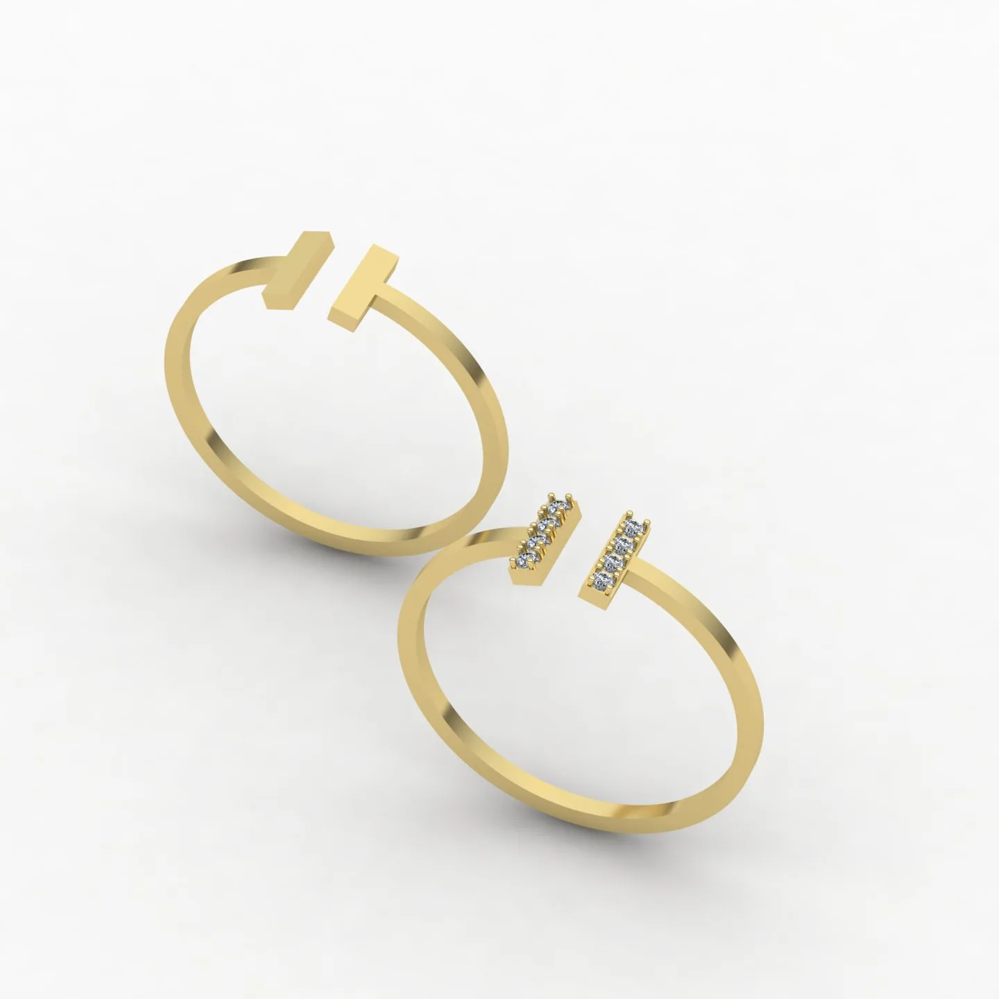 Ring H 3D Model