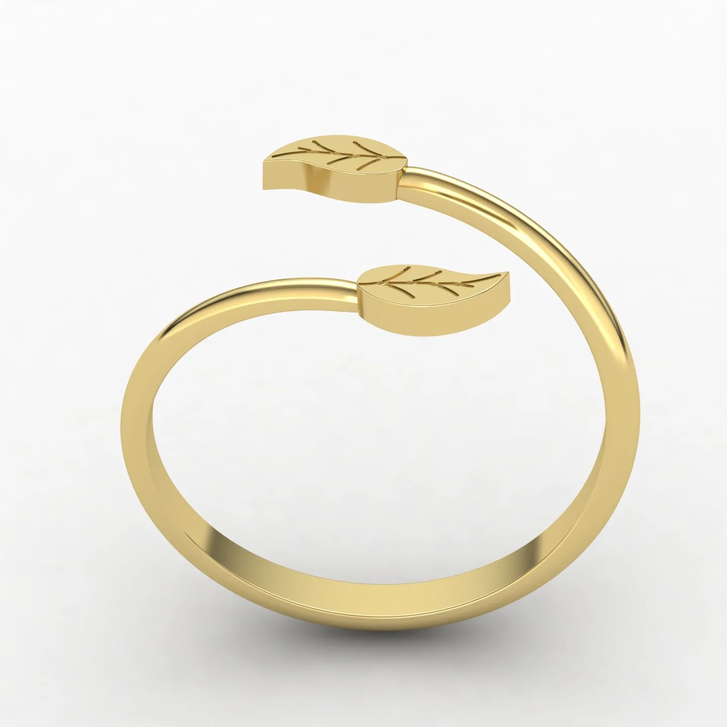 Leaf Ring Code 03 04 05 3D Model — image 5