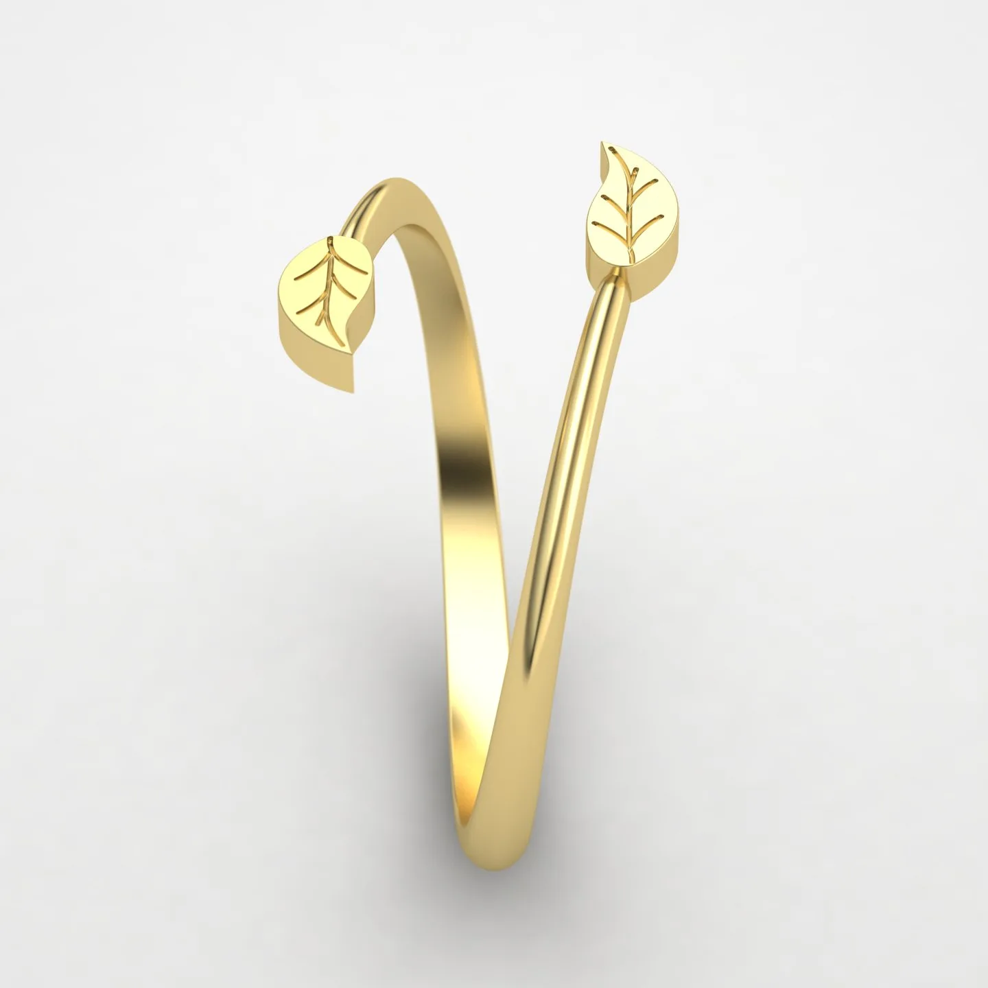 Leaf Ring Code 03 04 05 3D Model — image 13