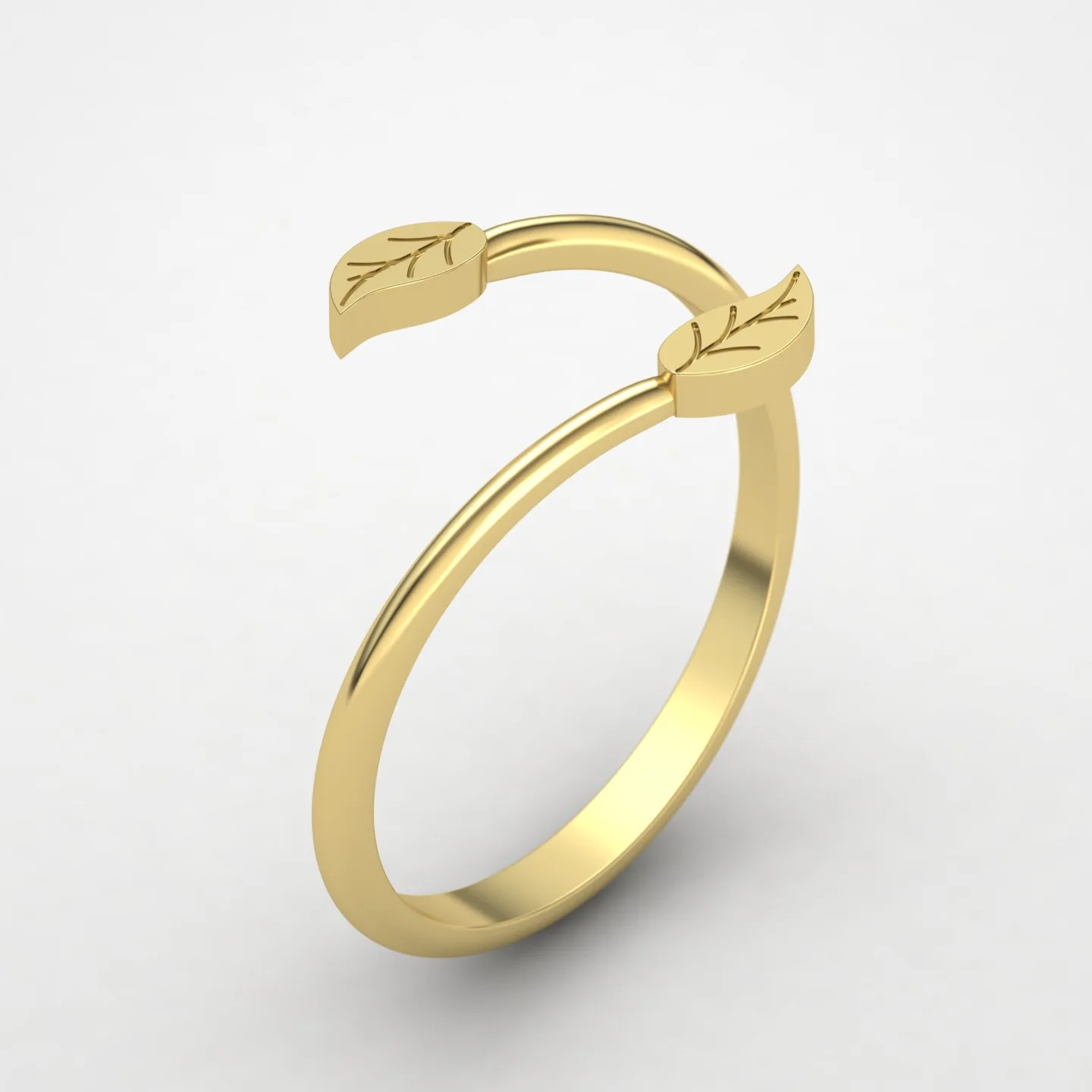 Leaf Ring Code 03 04 05 3D Model — image 14