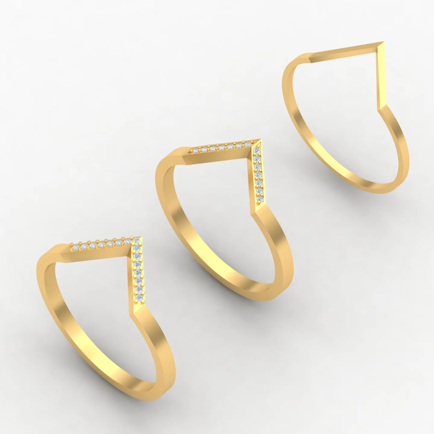 Triangle Ring 3D Model