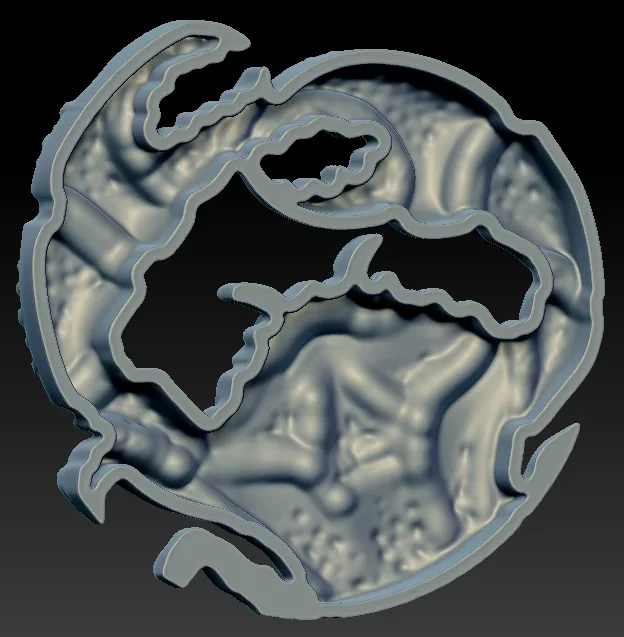 Symbol Birth Month Tir Magrit 3D Model — image 2