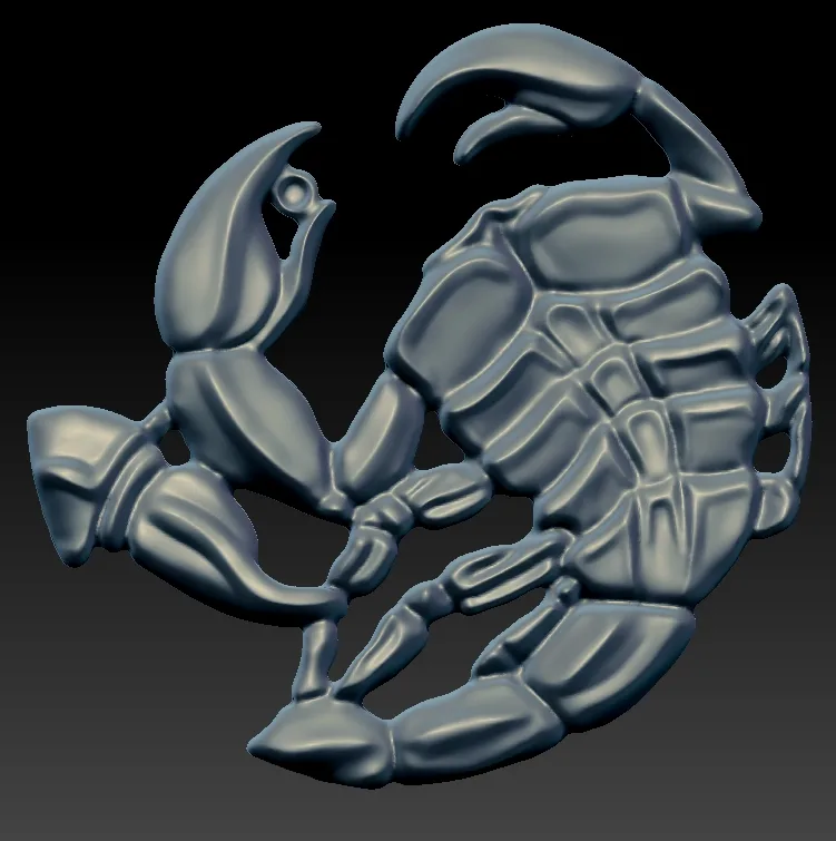 Symbol Birth Month Aban Magrit 3D Model