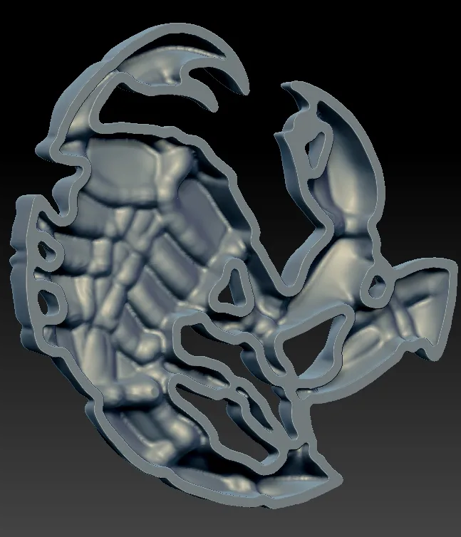 Symbol Birth Month Aban Magrit 3D Model — image 2