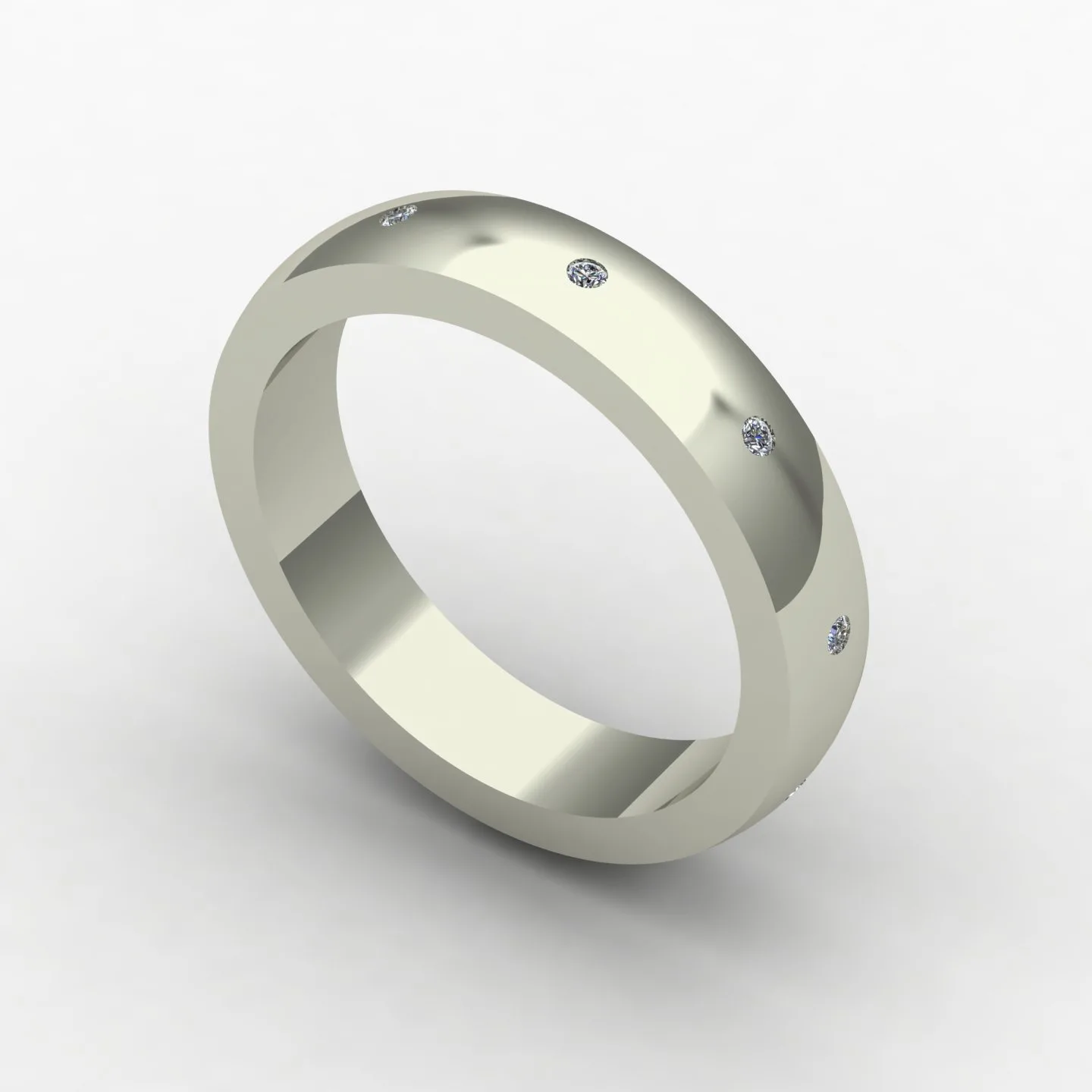 Minimal Women's Ring Code 09 3D Model — image 8