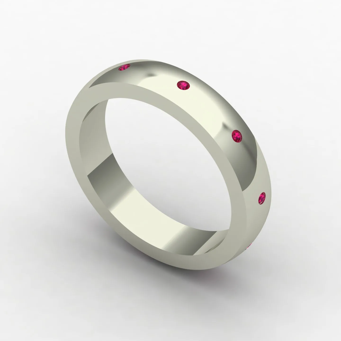 Minimal Women's Ring Code 09 3D Model — image 9