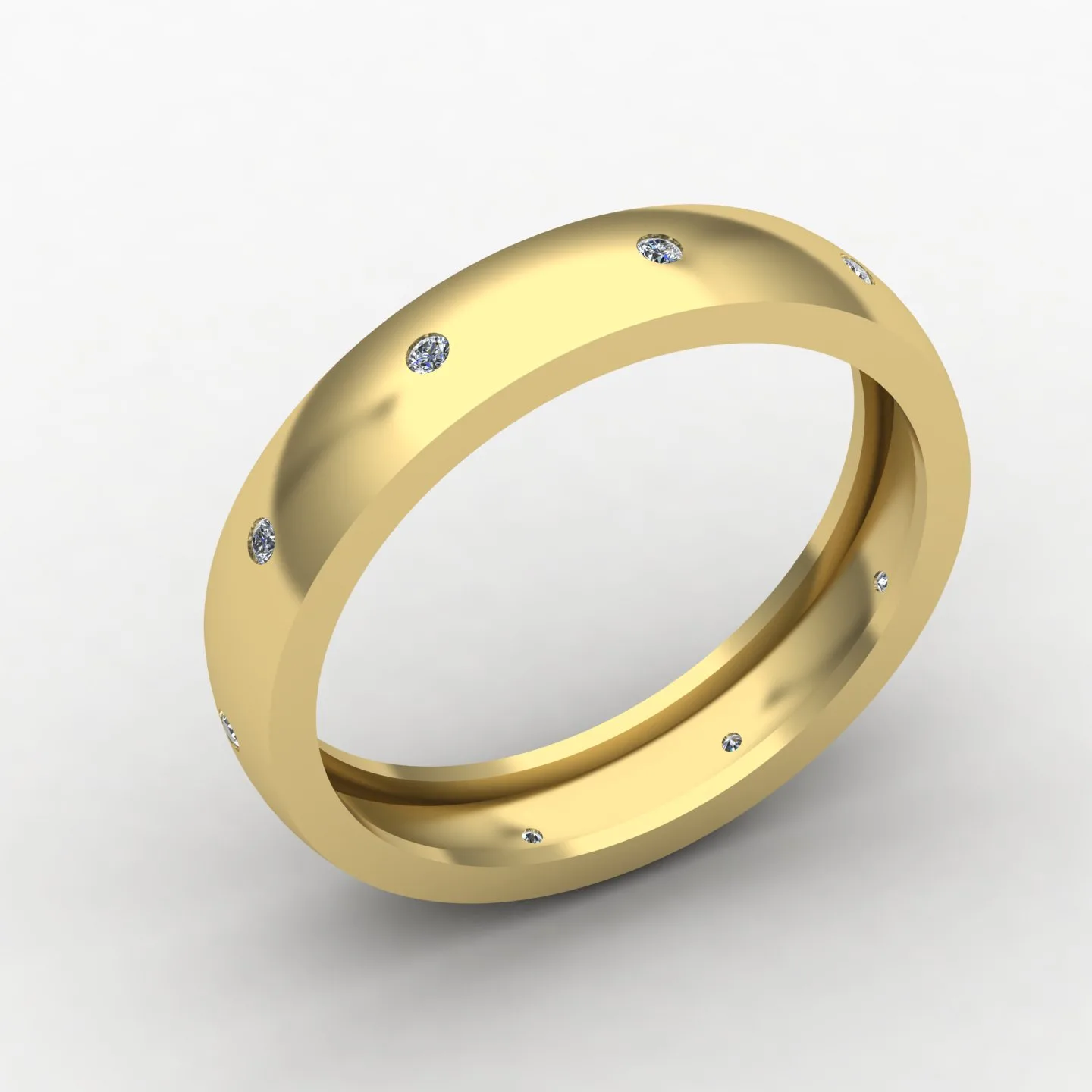 Minimal Women's Ring Code 09 3D Model — image 6