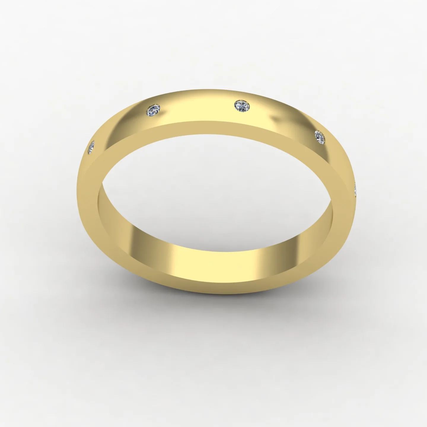 Minimal Women's Ring Code 09 3D Model — image 17