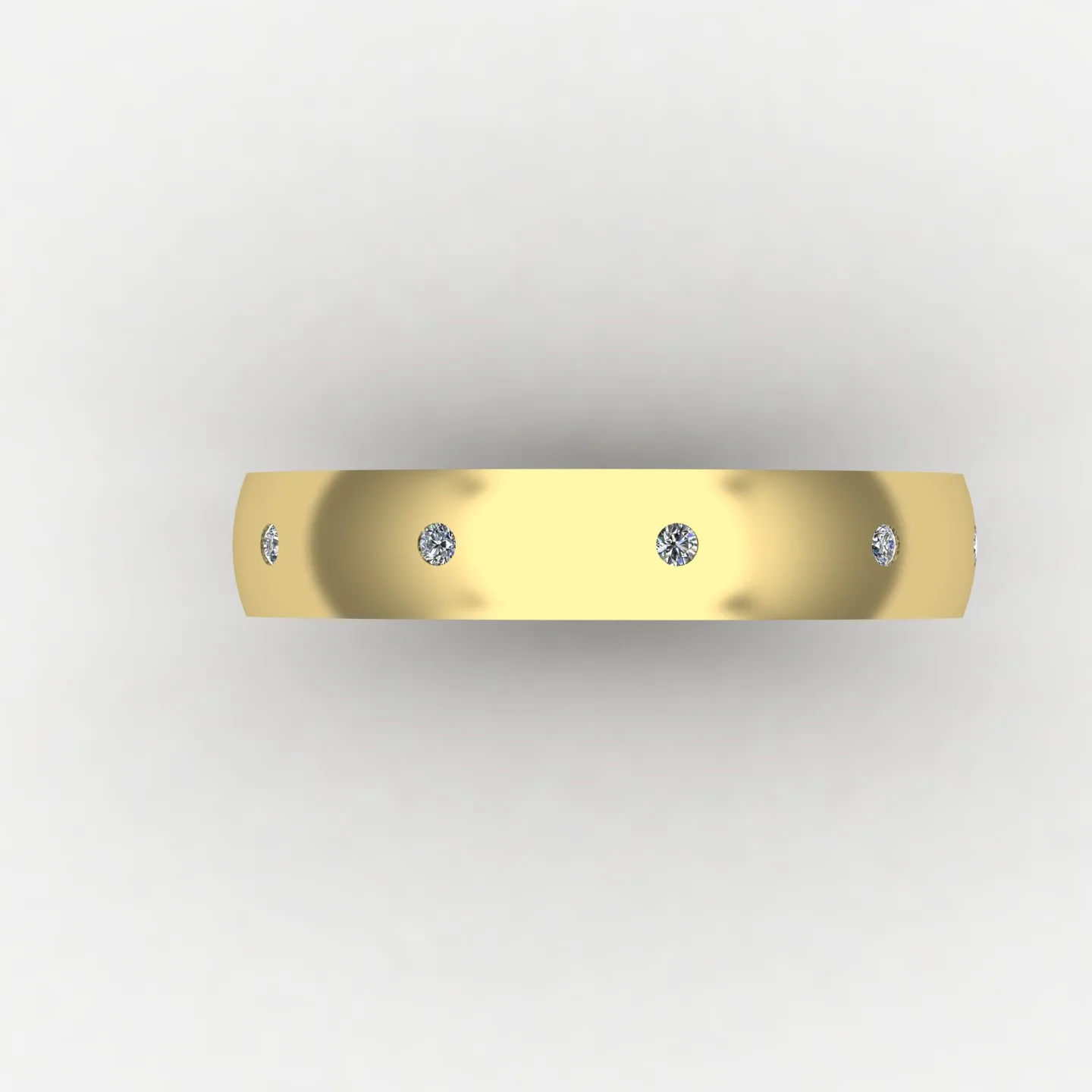 Minimal Women's Ring Code 09 3D Model — image 11