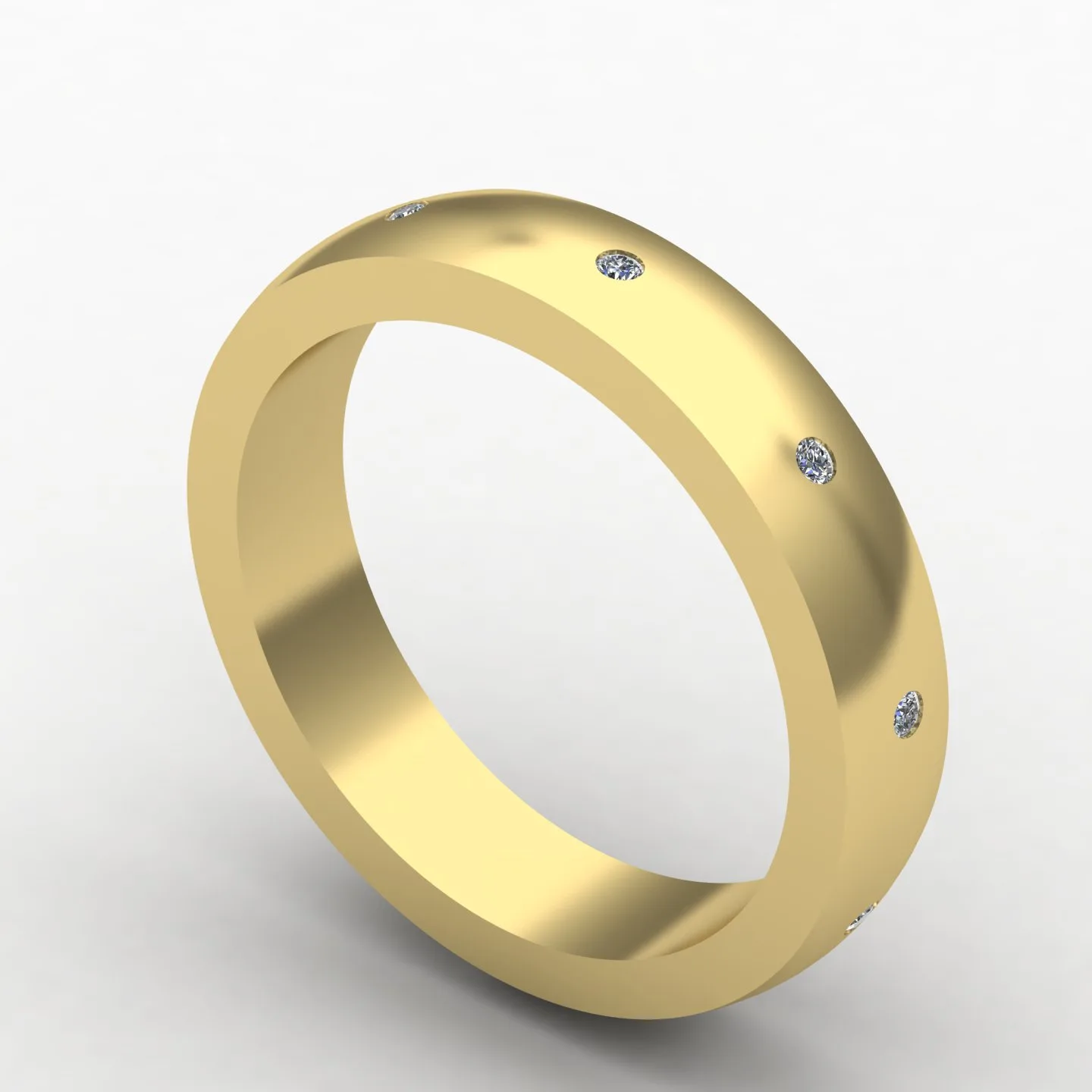 Minimal Women's Ring Code 09 3D Model — image 15
