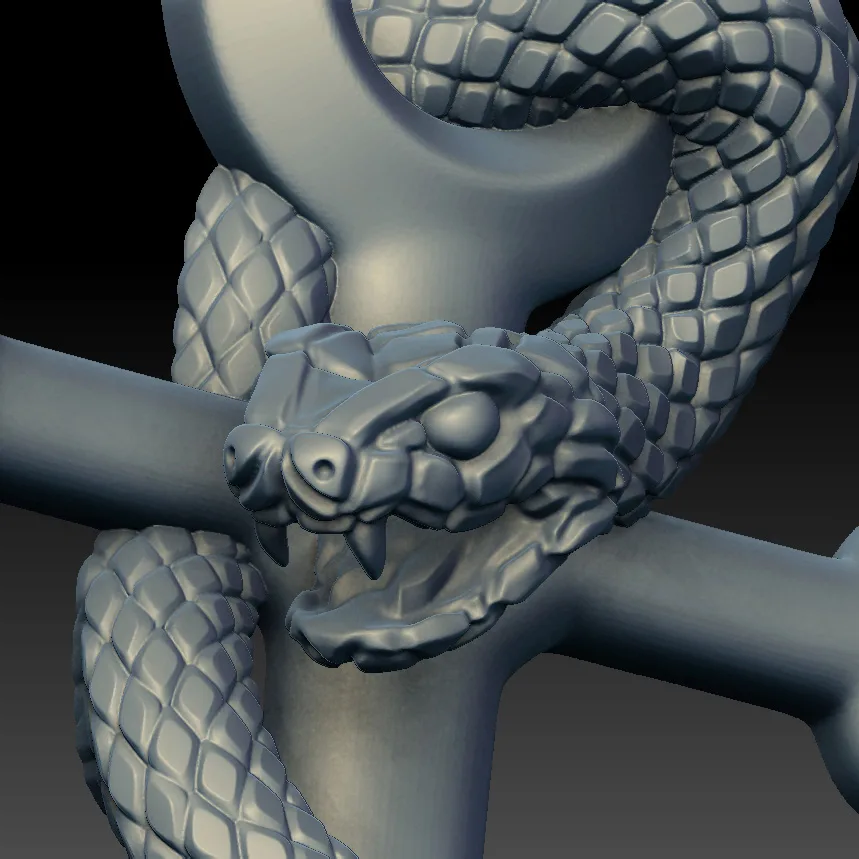 Snake Anchor SA 3D Model — image 2