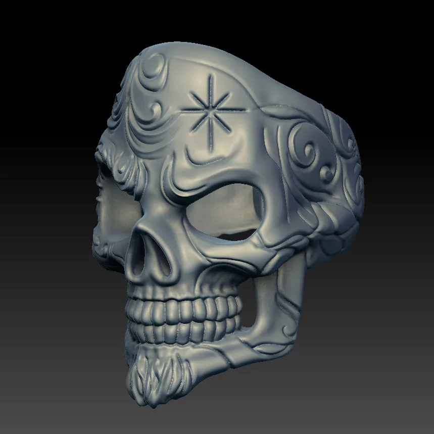 Skeleton Ring SK-01 3D Model — image 2
