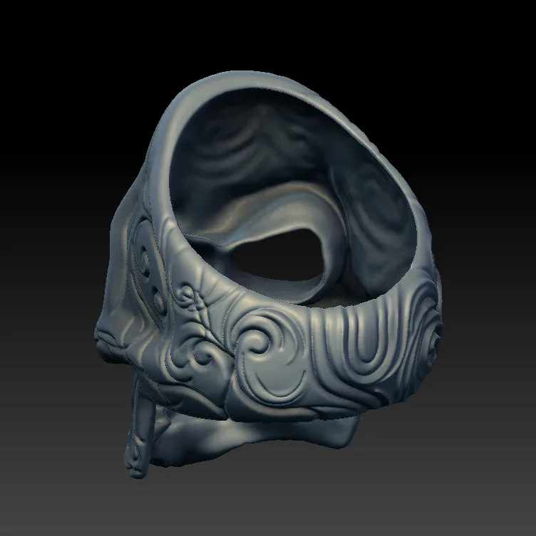 Skeleton Ring SK-01 3D Model — image 3