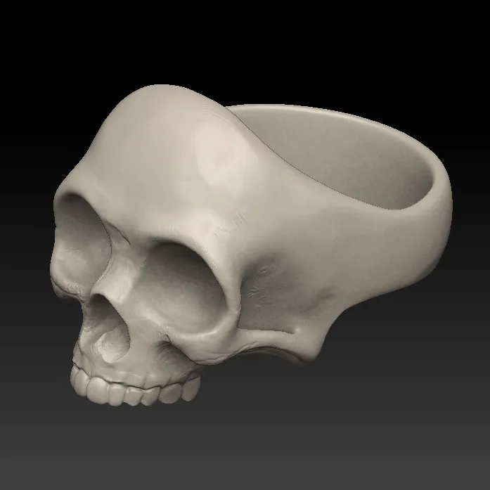 Skeleton Ring SK-02 3D Model — image 4