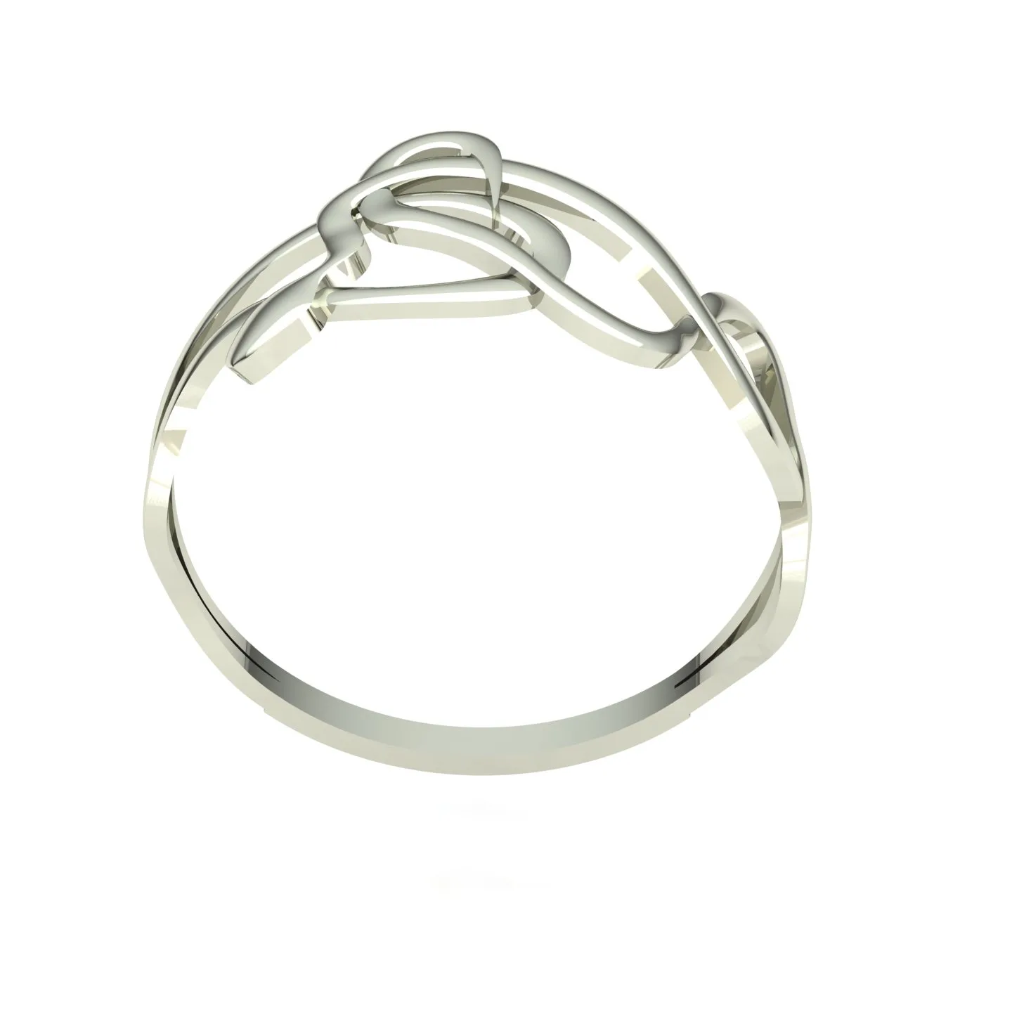 Snake Bangl Set Ring 3D Model — image 4