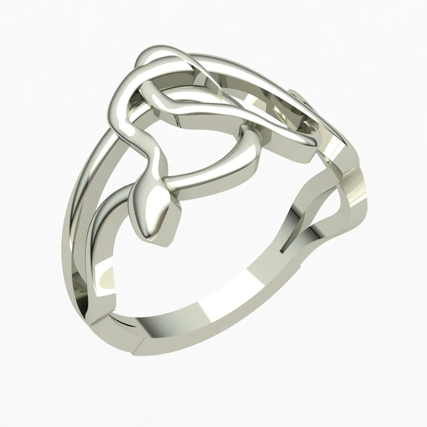 Snake Bangl Set Ring 3D Model — image 9