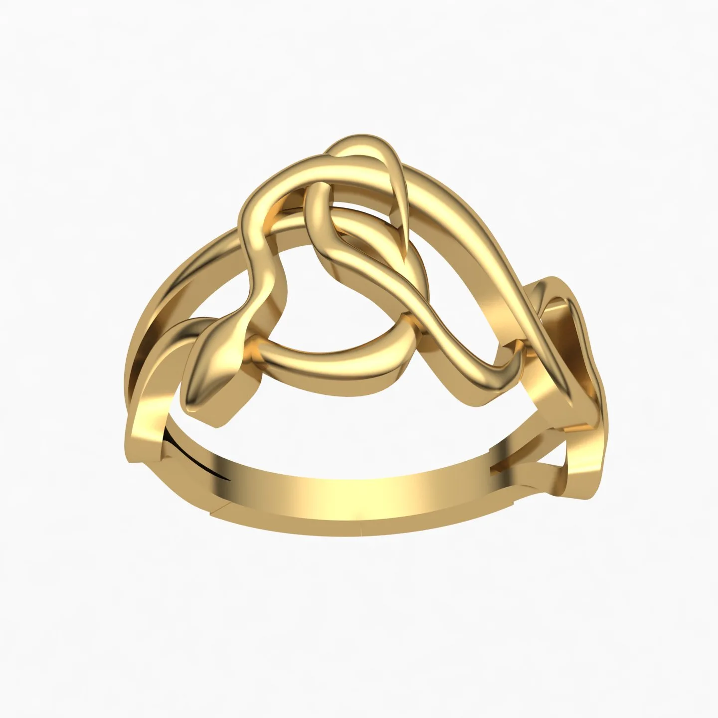 Snake Bangl Set Ring 3D Model — image 7