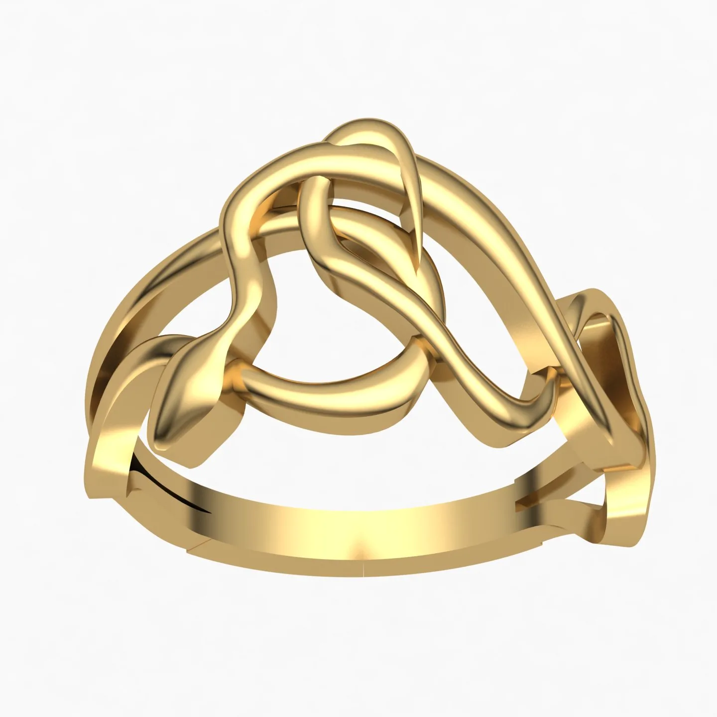 Snake Bangl Set Ring 3D Model — image 11