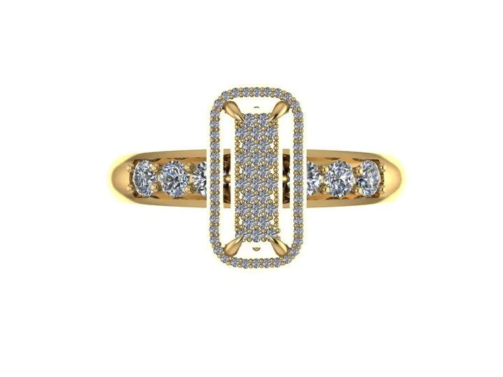 Ring Solitaire Ring Code 003 3D Model — image 2