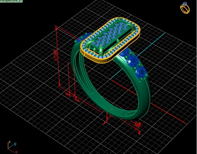 Ring Solitaire Ring Code 003 3D Model — image 7