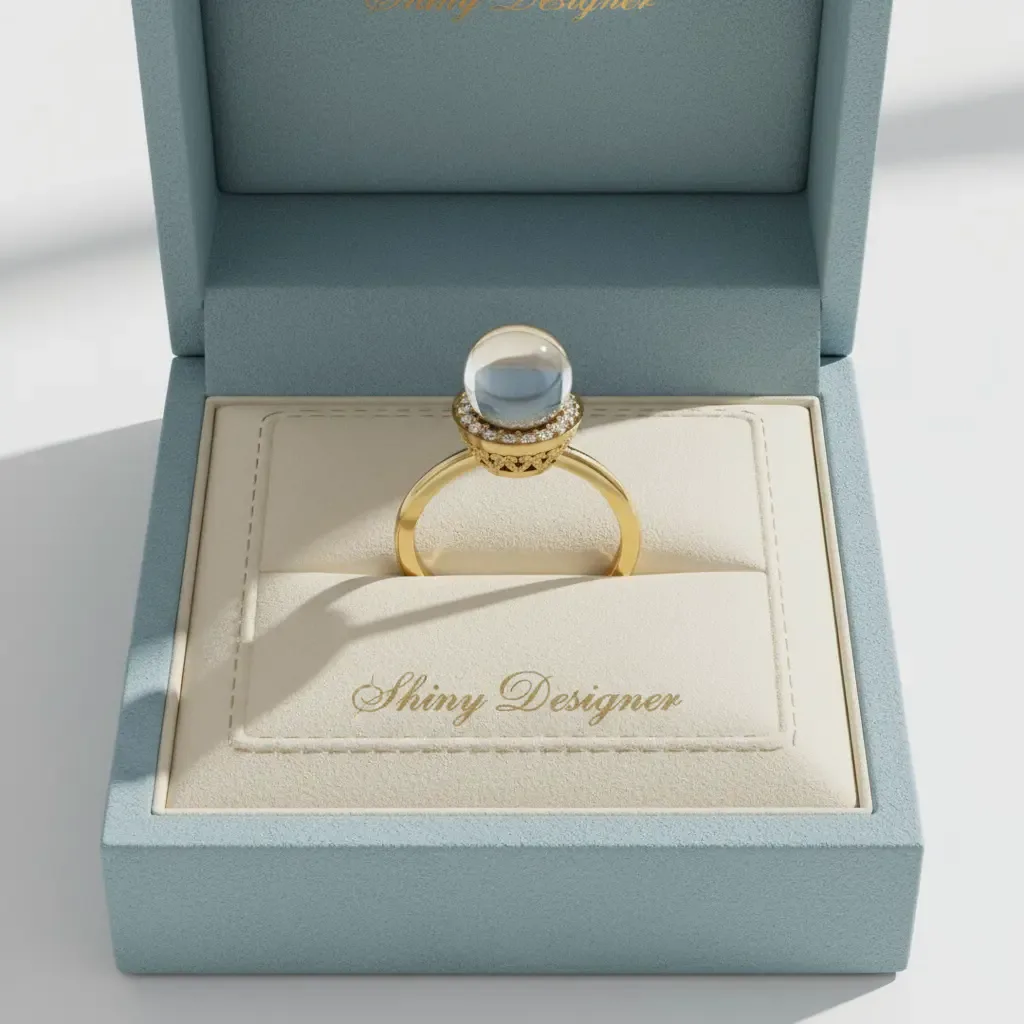 Ring Solitaire Ring Code 06 3D Model — image 9