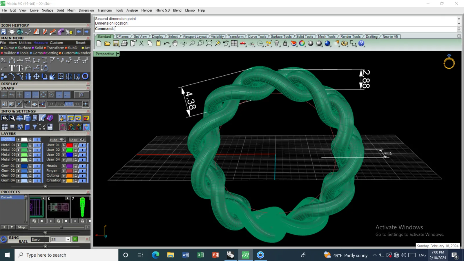 Cartier Ring 3D Model — image 3