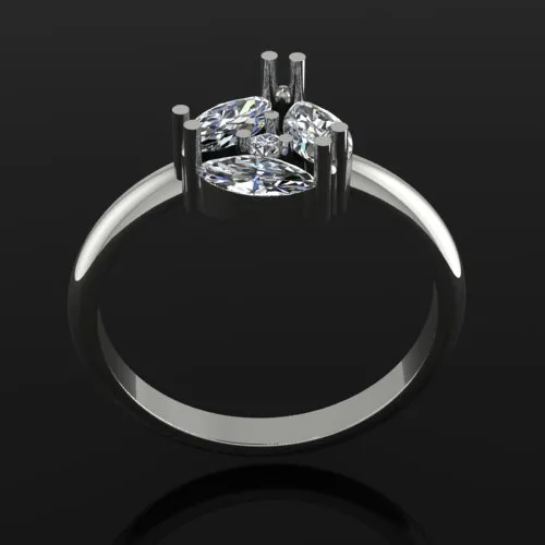 Ring A Code 001 3D Model — image 2