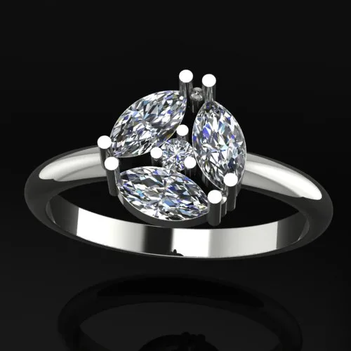 Ring A Code 001 3D Model — image 3