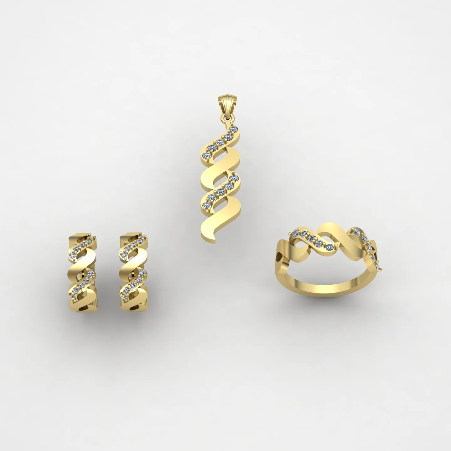 Half Set Code 01 3D Model — image 2