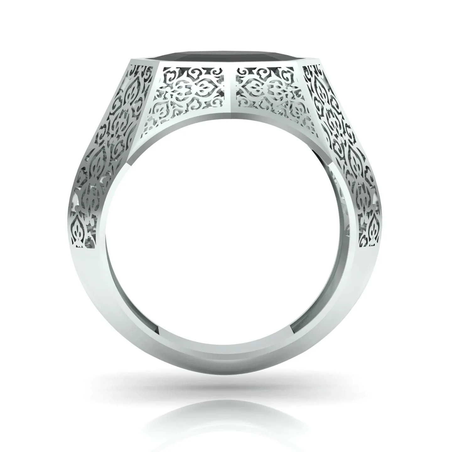 انگشتر مردانه فیوژن کد 01 — تصویر ۳