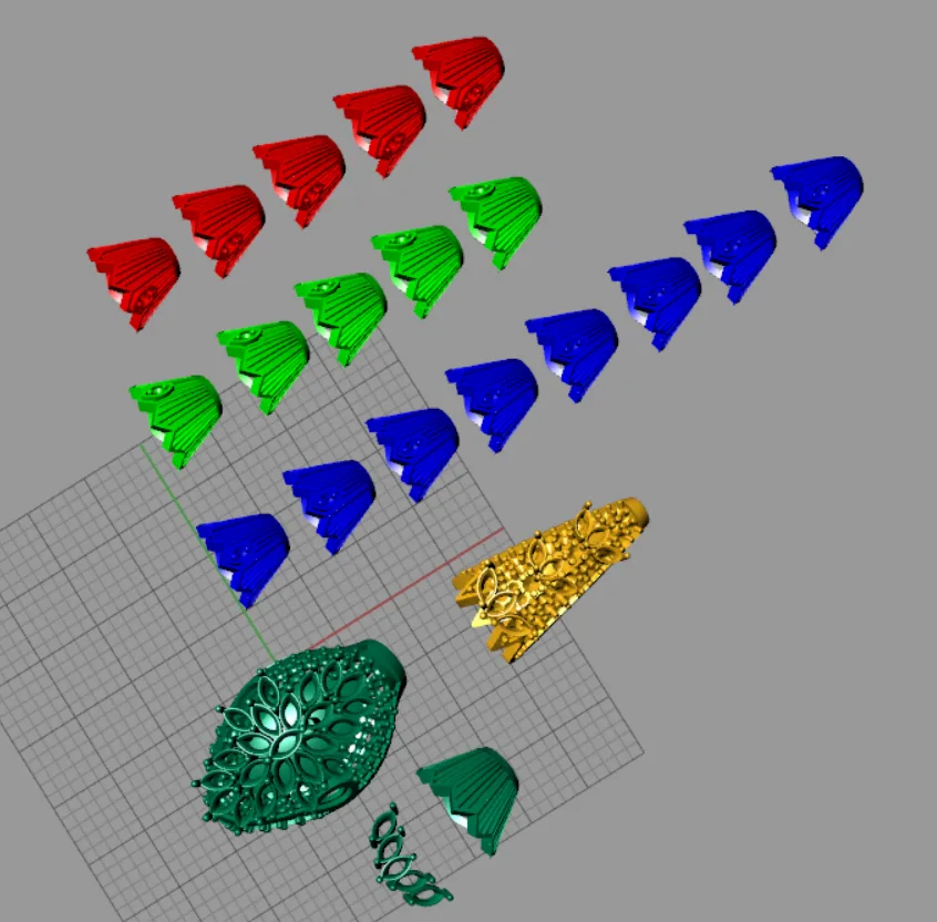 Bvlgari Snake Ring 3D Model — image 3