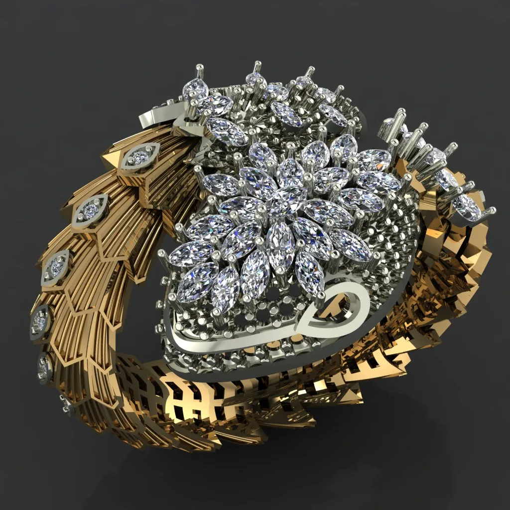 Bvlgari Snake Ring 3D Model — image 2