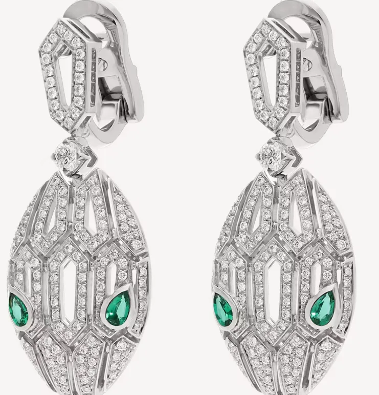Bvlgari Snake Kalips Earrings 3D Model