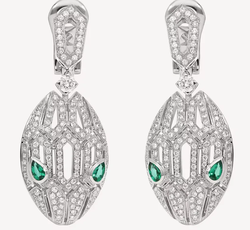 Bvlgari Snake Kalips Earrings 3D Model — image 2