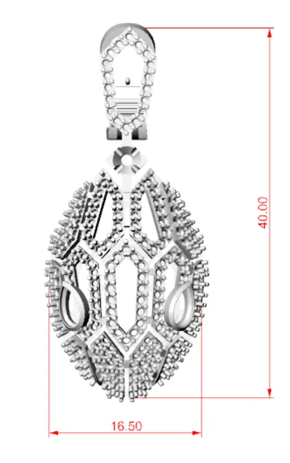 Bvlgari Snake Kalips Earrings 3D Model — image 3