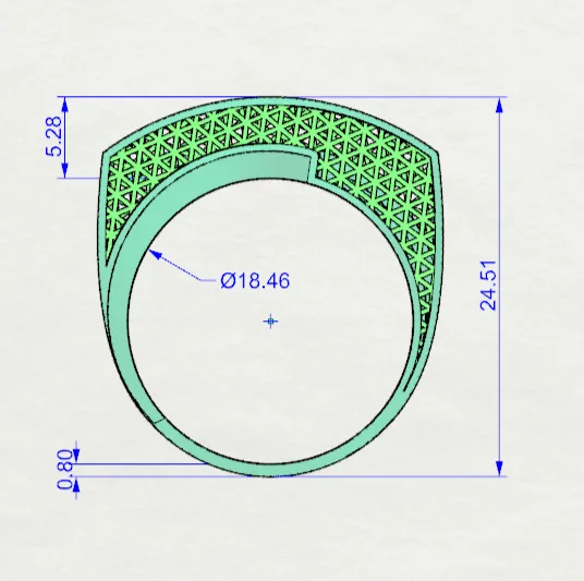 Fyvzhn Ring Code 2 3D Model — image 8