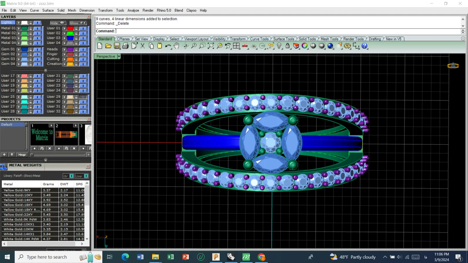 Ring Jewelry Code 02 3D Model — image 4