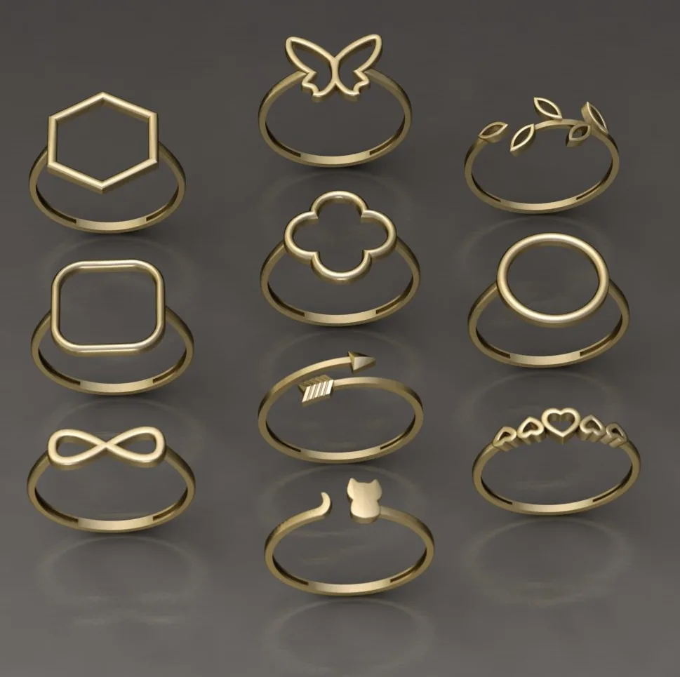 Minimal Shayma Ring 04 3D Model