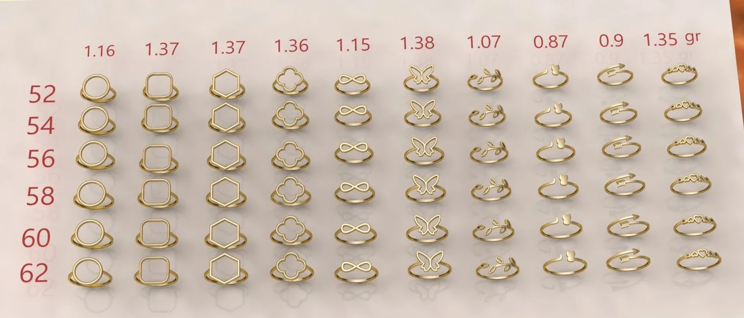 Minimal Shayma Ring 04 3D Model — image 12
