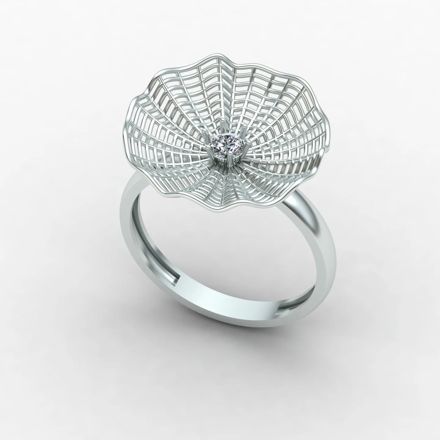 Flower Fyvzhn Ring Code 03 3D Model — image 7