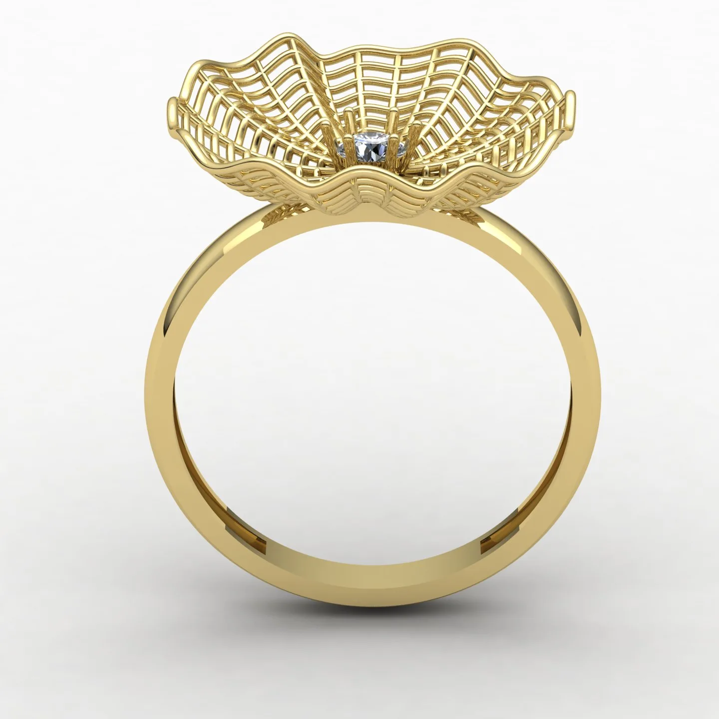 Flower Fyvzhn Ring Code 03 3D Model — image 2