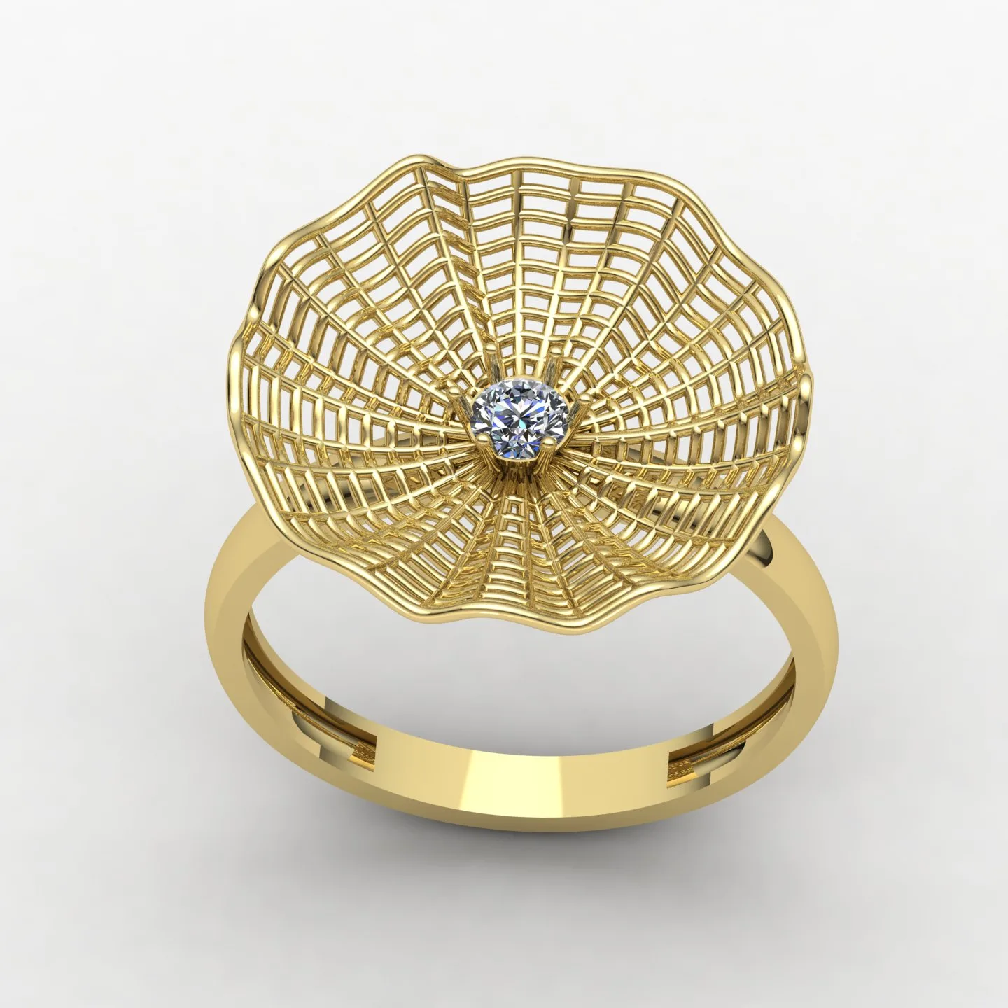 Flower Fyvzhn Ring Code 03 3D Model — image 4