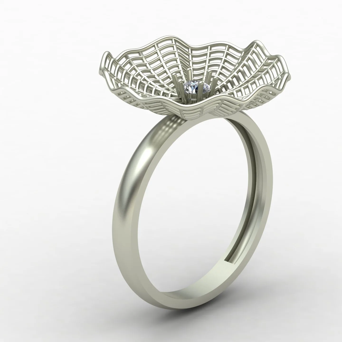 Flower Fyvzhn Ring Code 03 3D Model — image 6