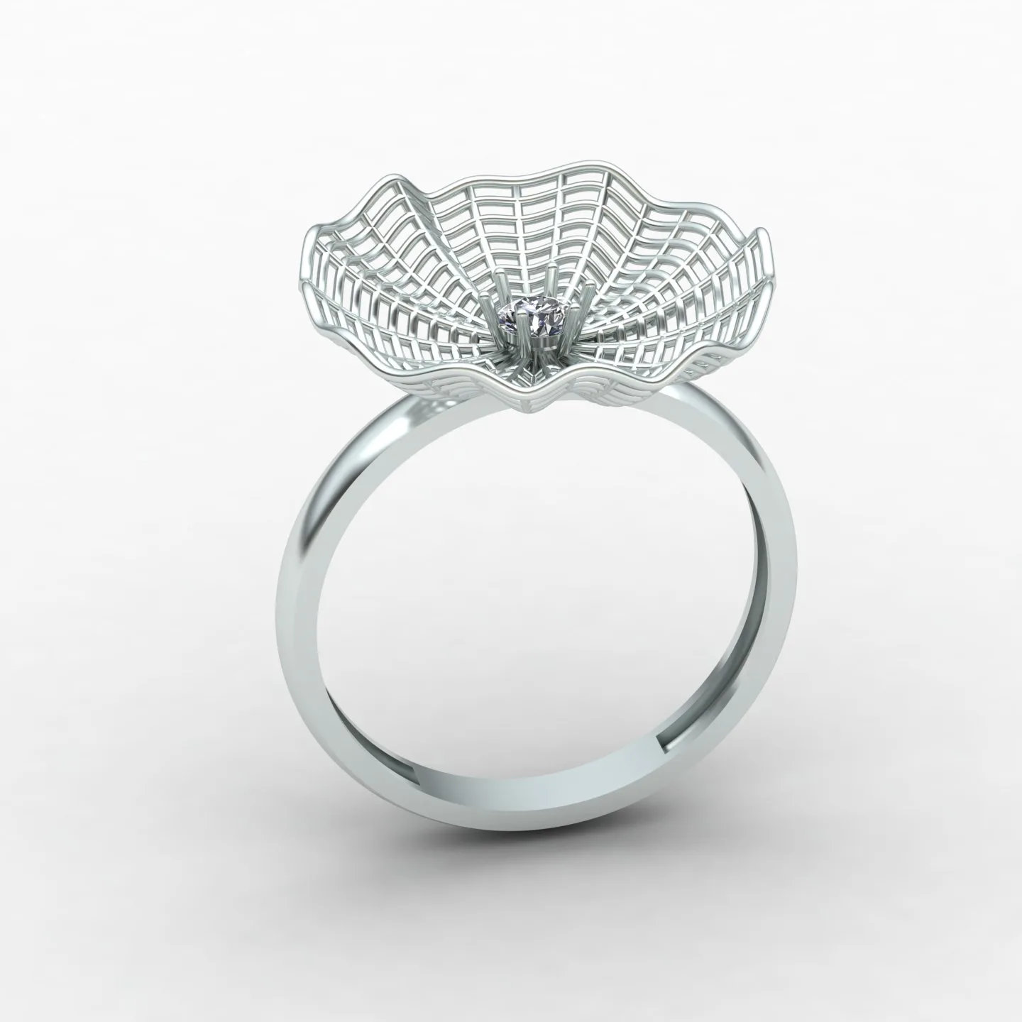 Flower Fyvzhn Ring Code 03 3D Model — image 8