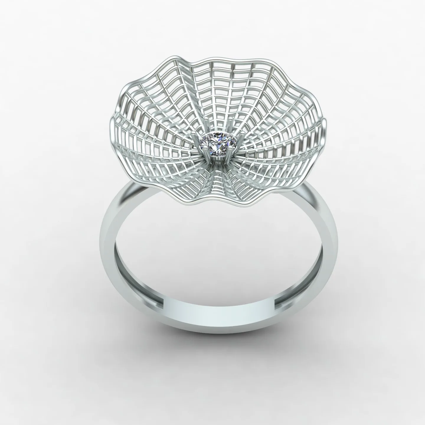 Flower Fyvzhn Ring Code 03 3D Model — image 9