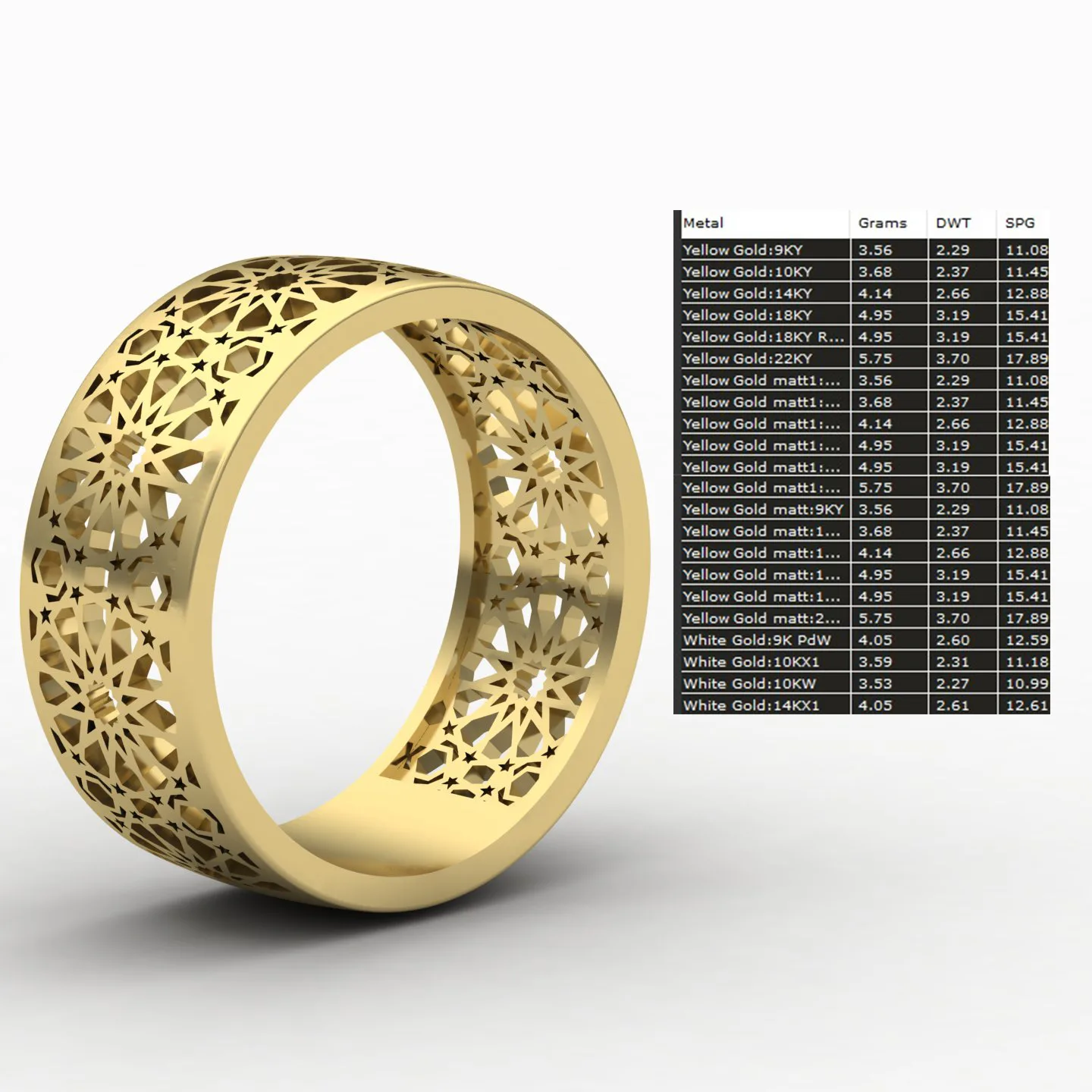 Fyvzhn Ring Code 04 3D Model — image 8