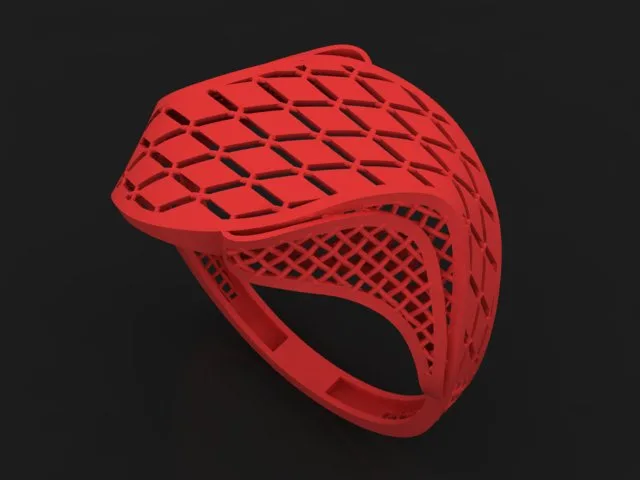 Cut Khor Aineh Fyvzhn Ring R-T-20 3D Model